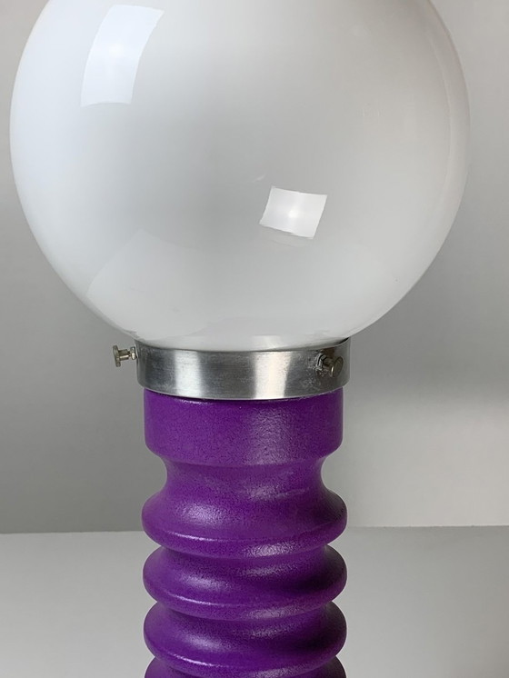 Image 1 of Lampe de table en céramique de l'ère spatiale par Cari Zalloni pour Steuler, années 1960