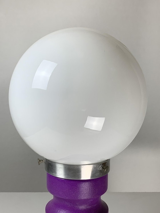 Image 1 of Lampe de table en céramique de l'ère spatiale par Cari Zalloni pour Steuler, années 1960