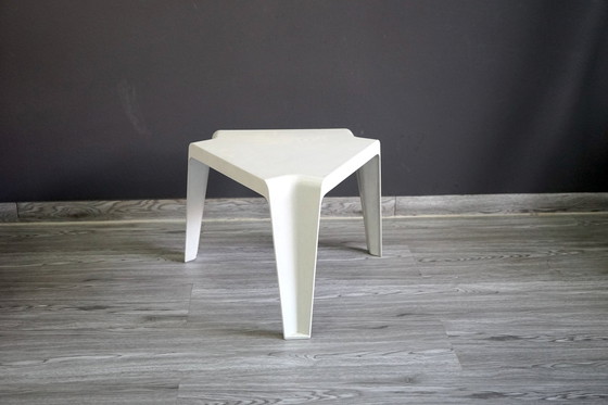 Image 1 of Table basse blanche Mid Century par Helmut Bätzner pour Bofinger