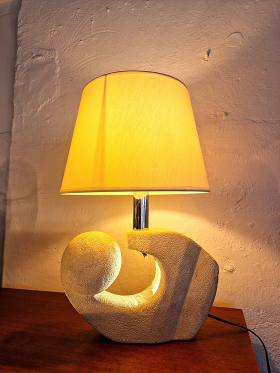 Image 1 of Stone Lamp By Albert Tormos, France