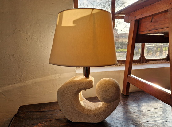 Image 1 of Stone Lamp By Albert Tormos, France