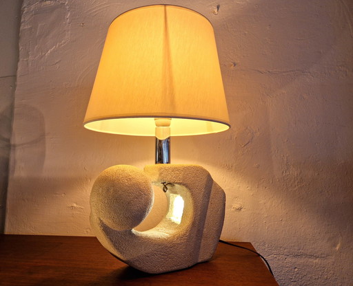 Stone Lamp By Albert Tormos, France