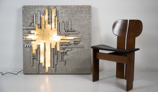 Large Wall Light Rottura Spaziale By Akikaze For Poliarte, Italy, 1970S