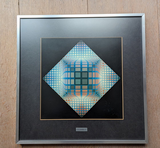 Image 1 of Victor Vasarely tirage photo optique