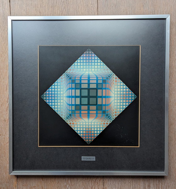 Image 1 of Victor Vasarely optical photo print