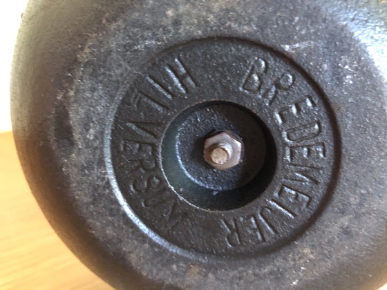 Image 1 of Cendrier à pousser vintage chromé