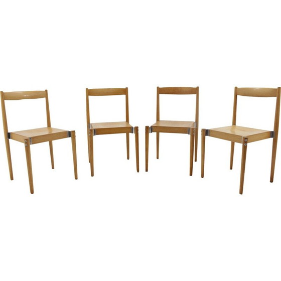 Image 1 of Set of 4 Chairs by Miroslav Navrátil - 1960s