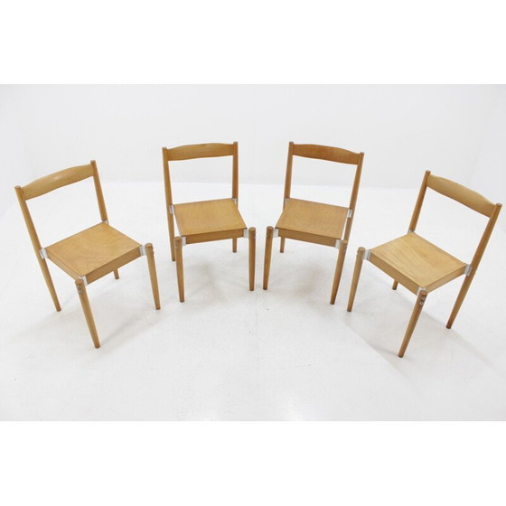 Image 1 of Set of 4 Chairs by Miroslav Navrátil - 1960s