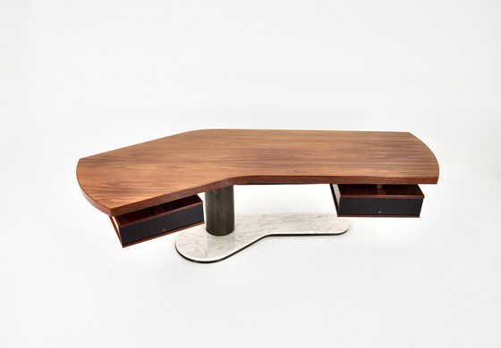 Image 1 of Boomerang Desk By Renzo Schirolli, 1960S