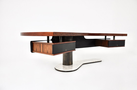 Image 1 of Boomerang Desk By Renzo Schirolli, 1960S