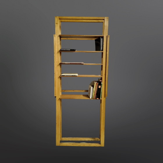 Image 1 of Modernist handmade bookcase by Jan Teeken, Netherlands 1960s