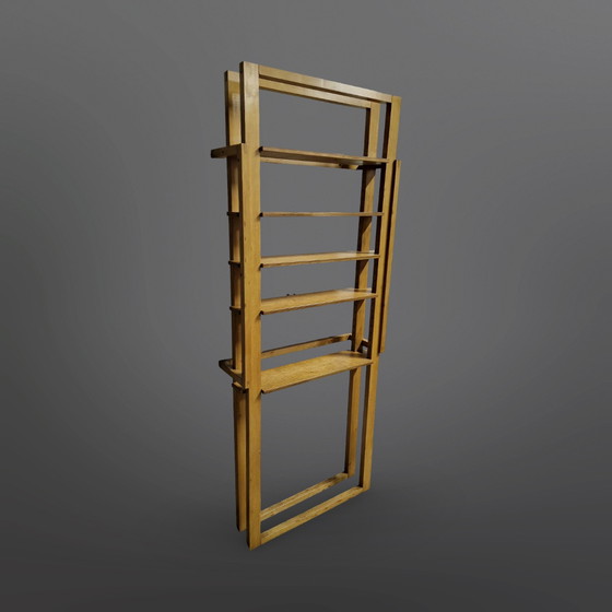 Image 1 of Modernist handmade bookcase by Jan Teeken, Netherlands 1960s