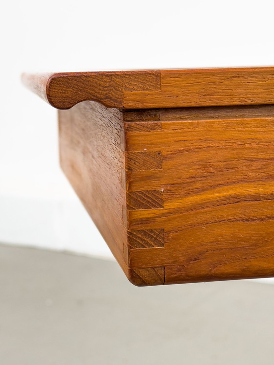 Image 1 of Vintage No. 802 Table With Drawers By Aksel Kjersgaard, 1970S