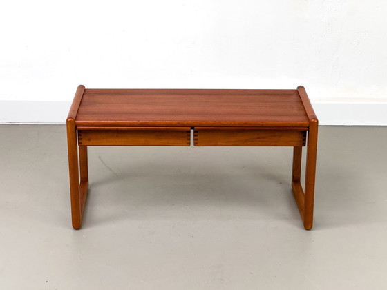 Image 1 of Vintage No. 802 Table With Drawers By Aksel Kjersgaard, 1970S