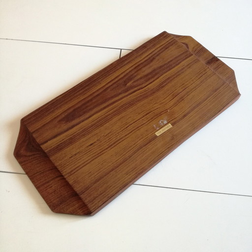 Solid Teak 4 Compartment Serving Tray