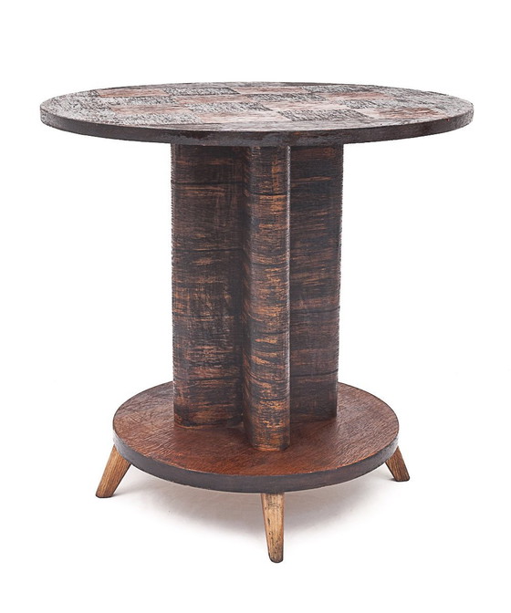 Image 1 of Side Table Or Pedestal Table, 1930