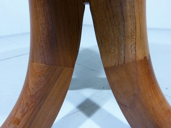 Image 1 of Danish solid teak stool