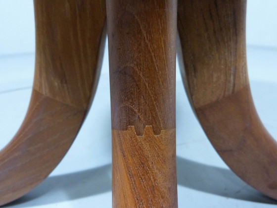 Image 1 of Danish solid teak stool