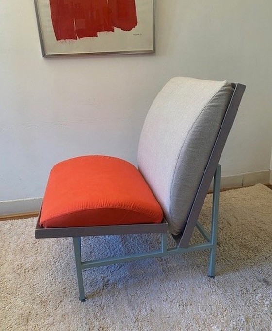 Image 1 of Driade Sacher Chair with side table by Ettore Sottsass