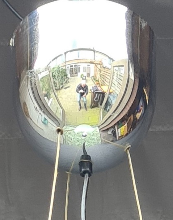 Image 1 of Lampada a sospensione in vetro vintage