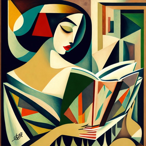 Juan Gris ----Reading Woman (Cubism)