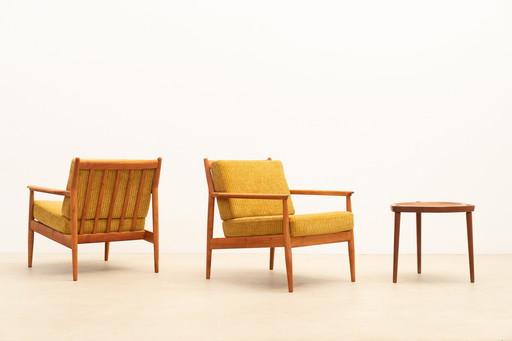 Pair Of Teak Armchairs