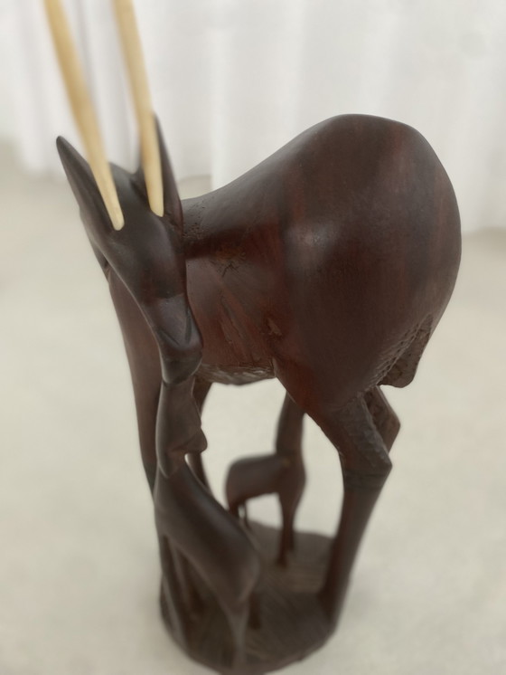 Image 1 of Bellissima scultura in legno di metà secolo 