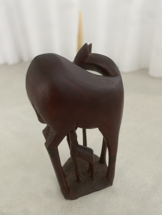 Image 1 of Bellissima scultura in legno di metà secolo 