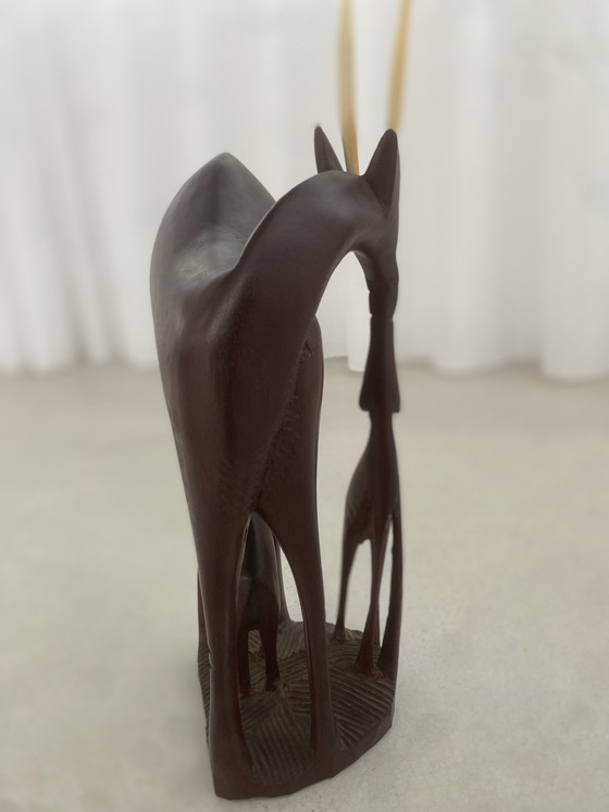 Image 1 of Bellissima scultura in legno di metà secolo 