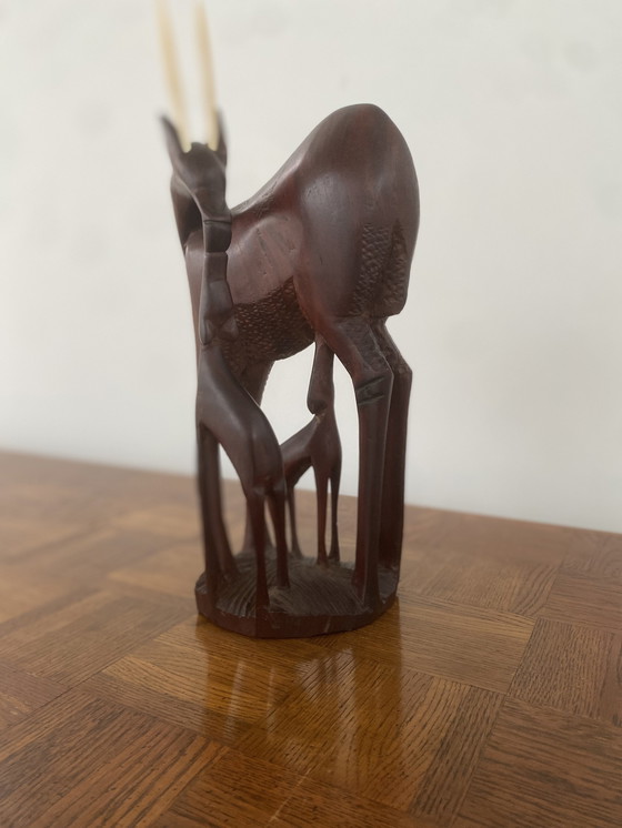 Image 1 of Bellissima scultura in legno di metà secolo 