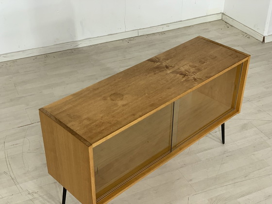 Image 1 of Vintage hellerau lowboard chest of drawers sideboard cabinet mid century