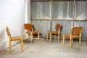 4x Chaise Alvar Aalto modèle 611