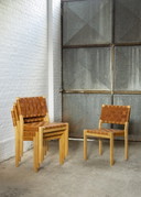 4x Chaise Alvar Aalto modèle 611