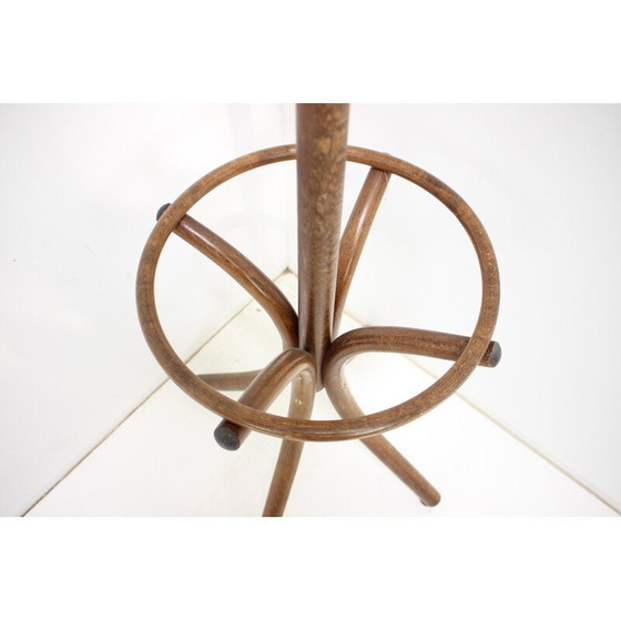 Image 1 of Vintage bentwood floor hanger for Ton, Czechoslovakia 1980