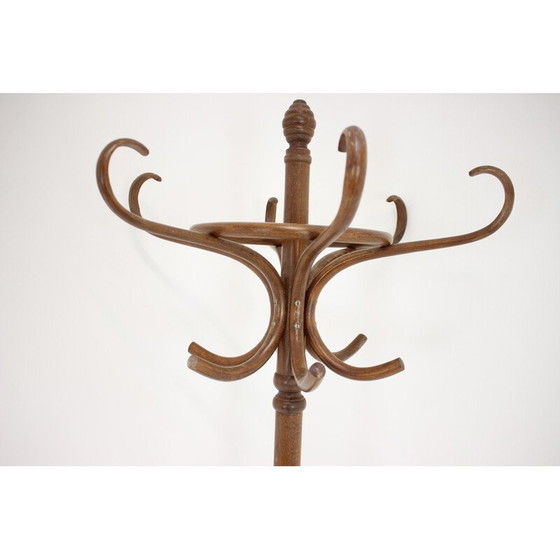 Image 1 of Vintage bentwood floor hanger for Ton, Czechoslovakia 1980