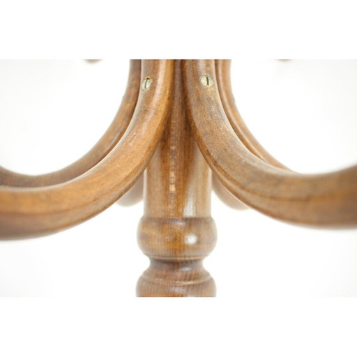 Vintage bentwood floor hanger for Ton, Czechoslovakia 1980