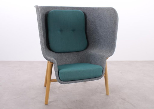 2X De Vorm Pod Privacy Armchair Green/Gray