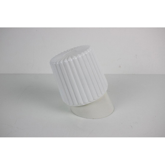 Image 1 of Vintage wall lamp in plastic and opaline glass, Czechoslovakia 1960s