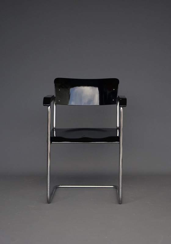 Image 1 of Tubular Frame Chair From Ems Overschie, 1930s