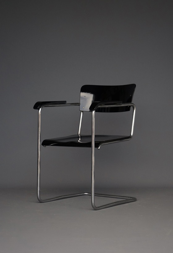 Image 1 of Tubular Frame Chair From Ems Overschie, 1930s