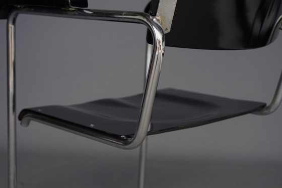 Image 1 of Tubular Frame Chair From Ems Overschie, 1930s