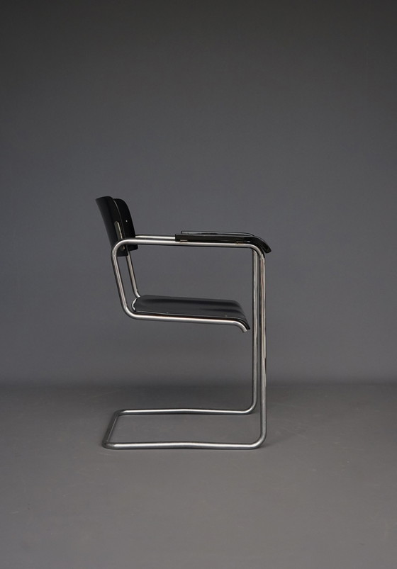 Image 1 of Tubular Frame Chair From Ems Overschie, 1930s