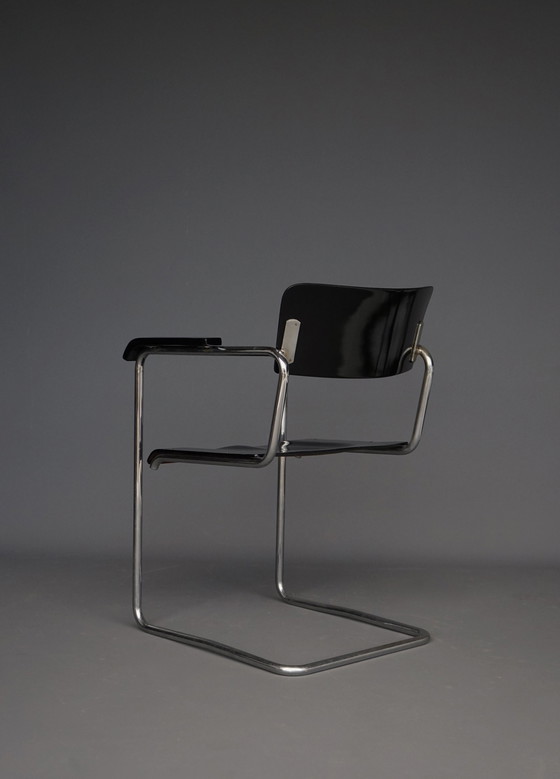 Image 1 of Tubular Frame Chair From Ems Overschie, 1930s