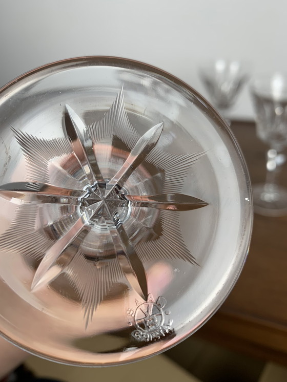 Image 1 of Set Of 4 Villeroy & Boch Crystal Glasses, 20Th Century.