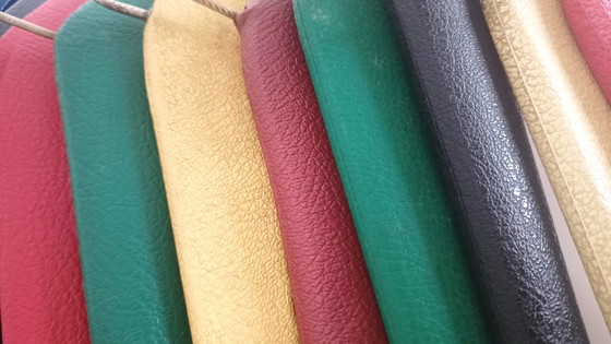 Image 1 of 10 Fifties Colored Coat hangers