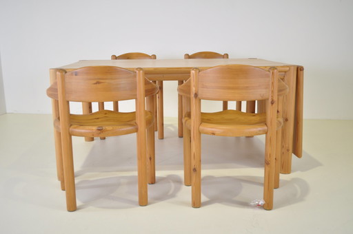 Hirtshals Sawmill dining table set by Rainer Daumiller