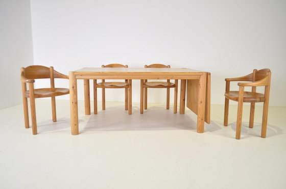 Image 1 of Hirtshals Sawmill dining table set by Rainer Daumiller