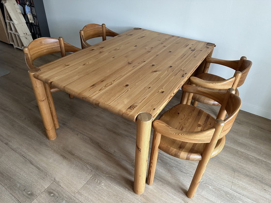 Image 1 of Hirtshals Sawmill dining table set by Rainer Daumiller