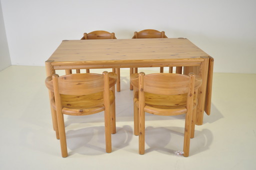 Hirtshals Sawmill dining table set by Rainer Daumiller