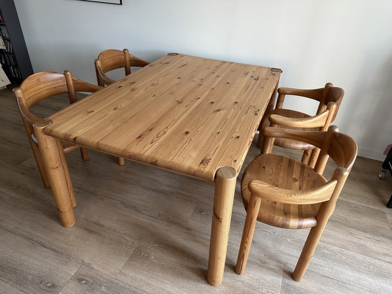 Image 1 of Hirtshals Sawmill dining table set by Rainer Daumiller